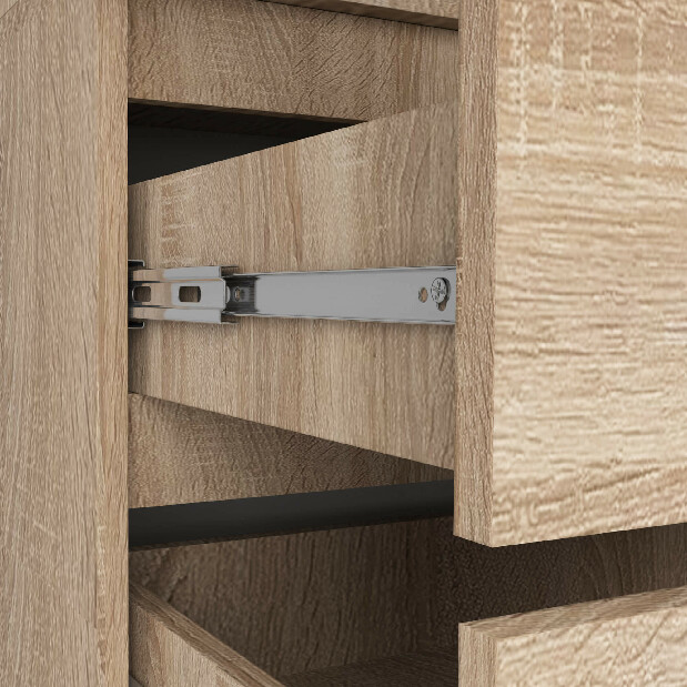 Šatní skříň Submarino (dub sonoma) (s nástavbou)