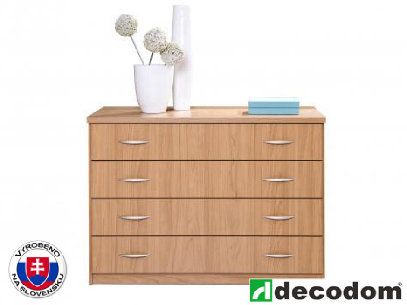 Komoda Decodom Casandra 4 ZAS 115 cm buk