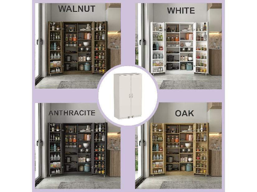 Potravinová kuchyňská skříňka Passek (bílá)