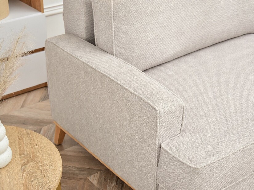 Pohovka dvousedačka Cogio (popelavá + buk)