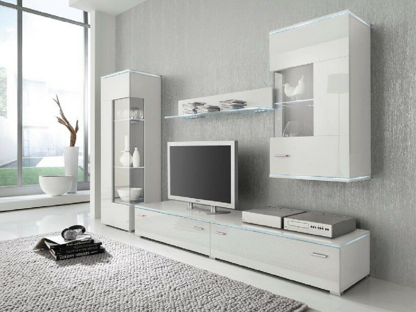 Obývací stěna Essen bílá