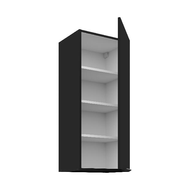 Horní kuchyňská skříňka Sienla 40 G 90 1F (černá matná)