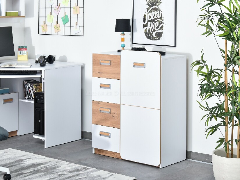 Nábytek do studentského pokoje Clerigo 05 (bílá)