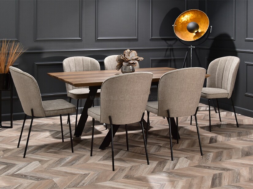 Jídelní židle Obrar (zlatá)