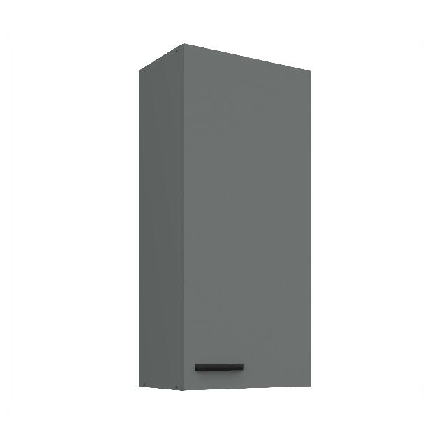 Horní kuchyňská skříňka Nesia 50 G-108 1F (korpus: antracit + fronta: antracit)