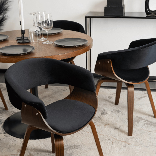  Jídelní židle Generosas 1 (černá + ořech)