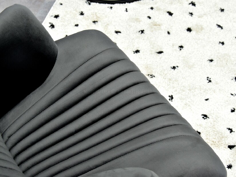 Relaxační křeslo Nuttshell (grafitová + černá)