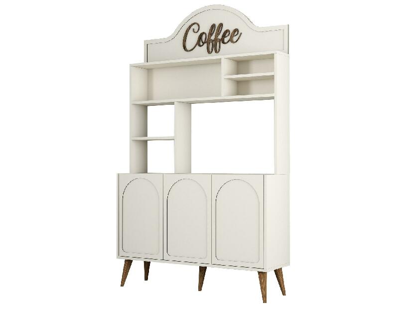 Příborník Lyantela 120 (krémová + ořech)