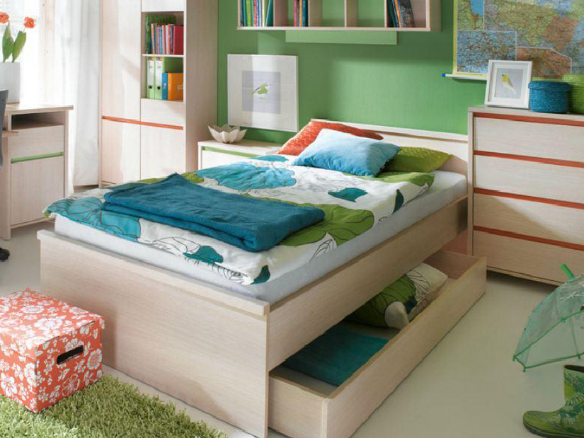 Jednolůžková postel BRW Numlock LOZ/90