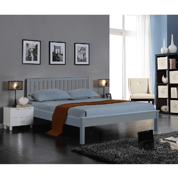 Manželská postel 160 cm Many (s roštem)