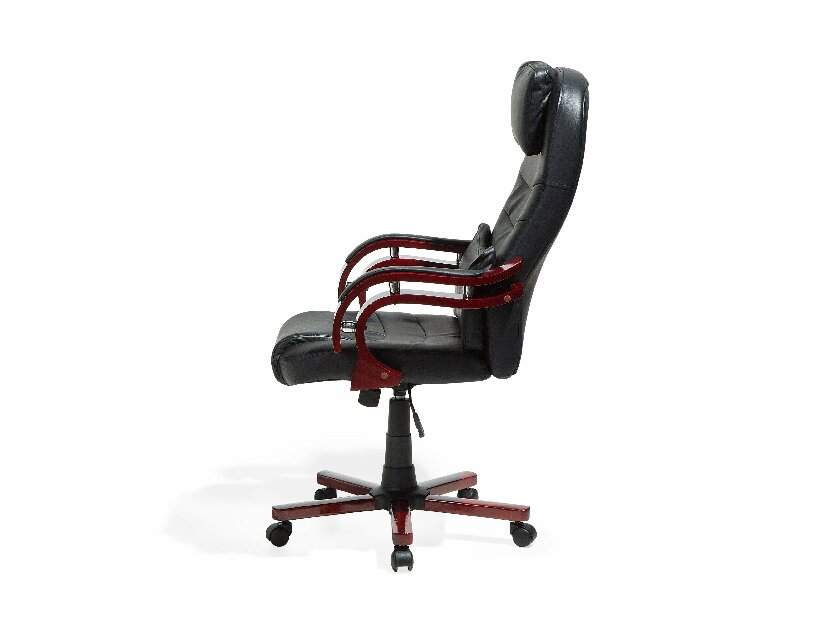 Kancelářské křeslo GENI (syntetická kůže) (černá)