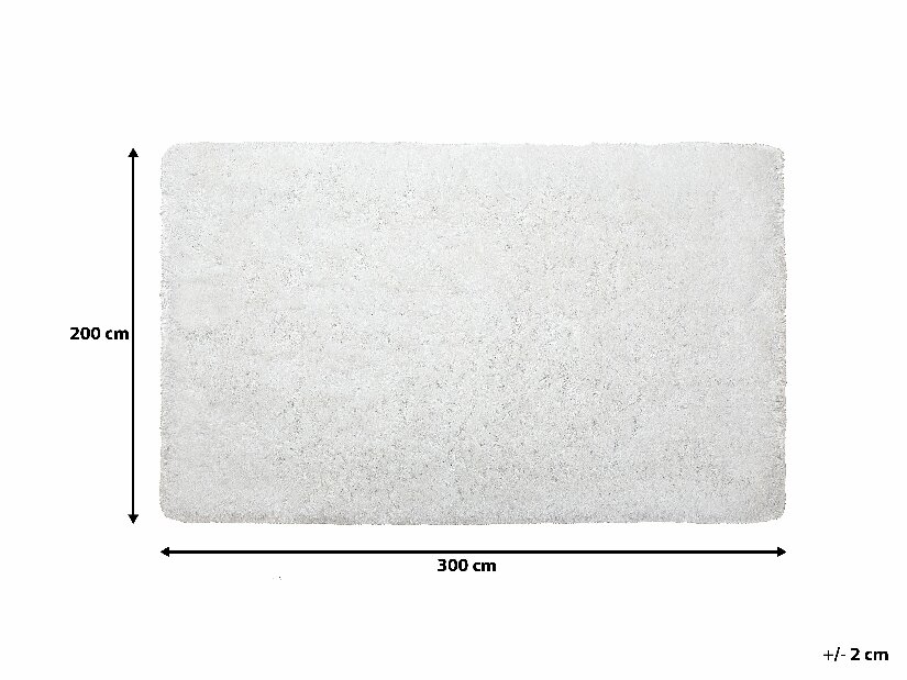 Koberec 300 cm Caiguna (bílá)