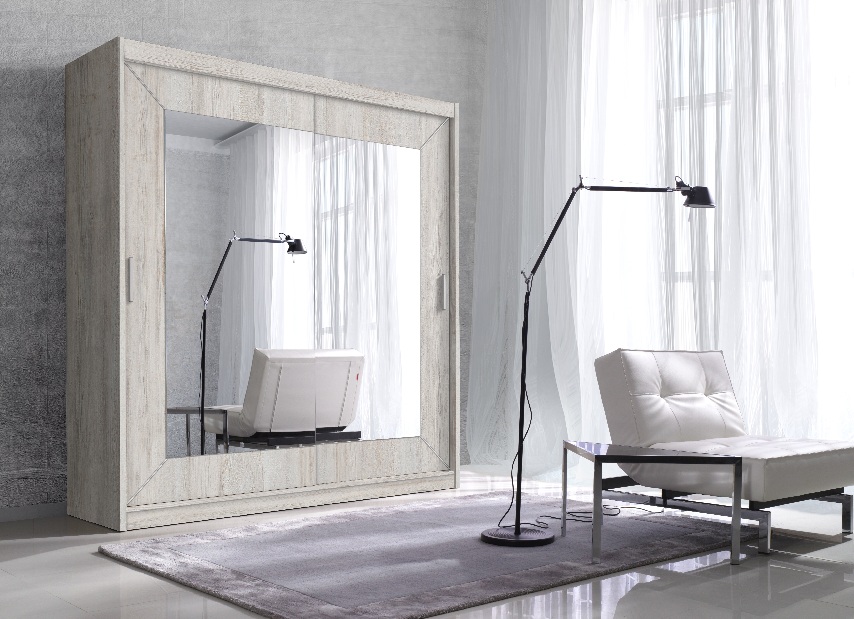 Šatní skříň Alaina Typ 78 (canyon arktická borovice)