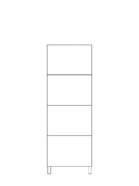 Skříňka Avangarda A 04