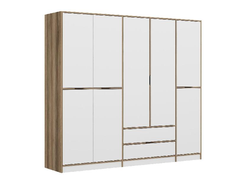 Šatní skříň Erich 1 (bílá)