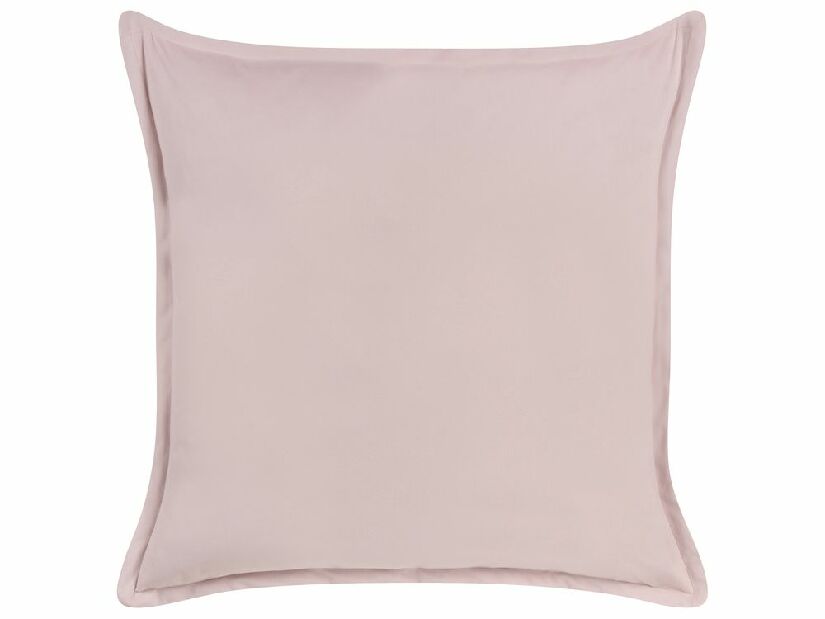 Sada 2 ozdobných polštářů 60 x 60 cm Eusty (růžová)