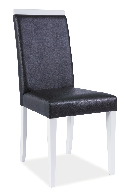 Jídelní židle CD-77 (černá + bílá)
