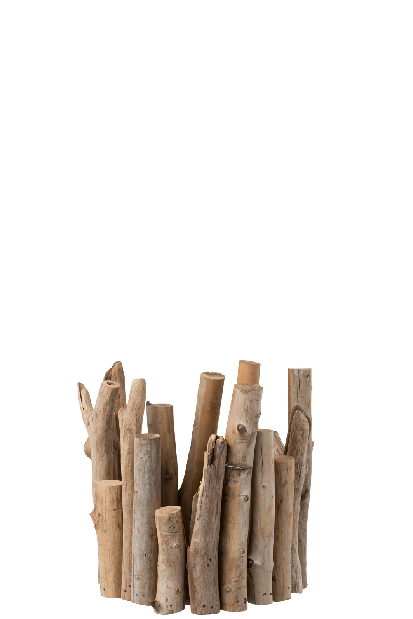 Dekorace do domácnosti (přírodní) 18x18x18cm