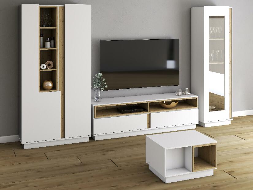 Obývací pokoj Gabrielle 2 (dub artisan + bílá)