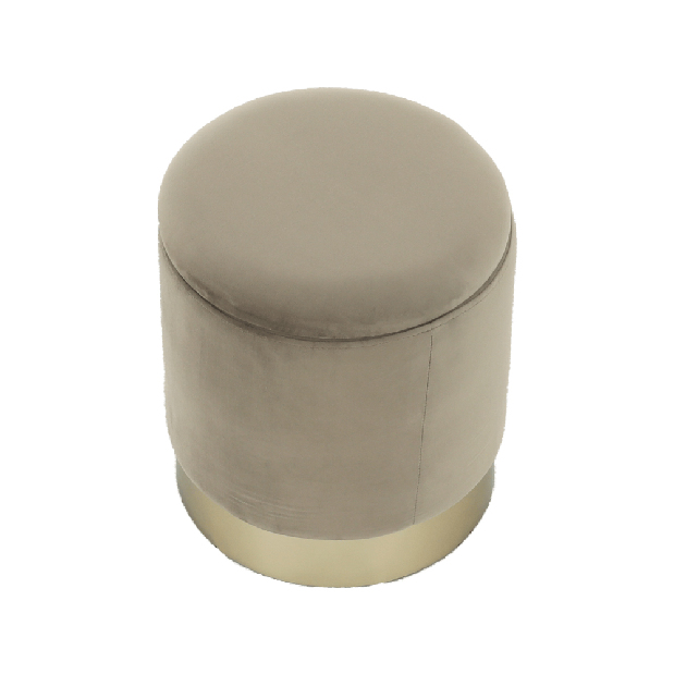 Taburet Annin (šedohnědá)