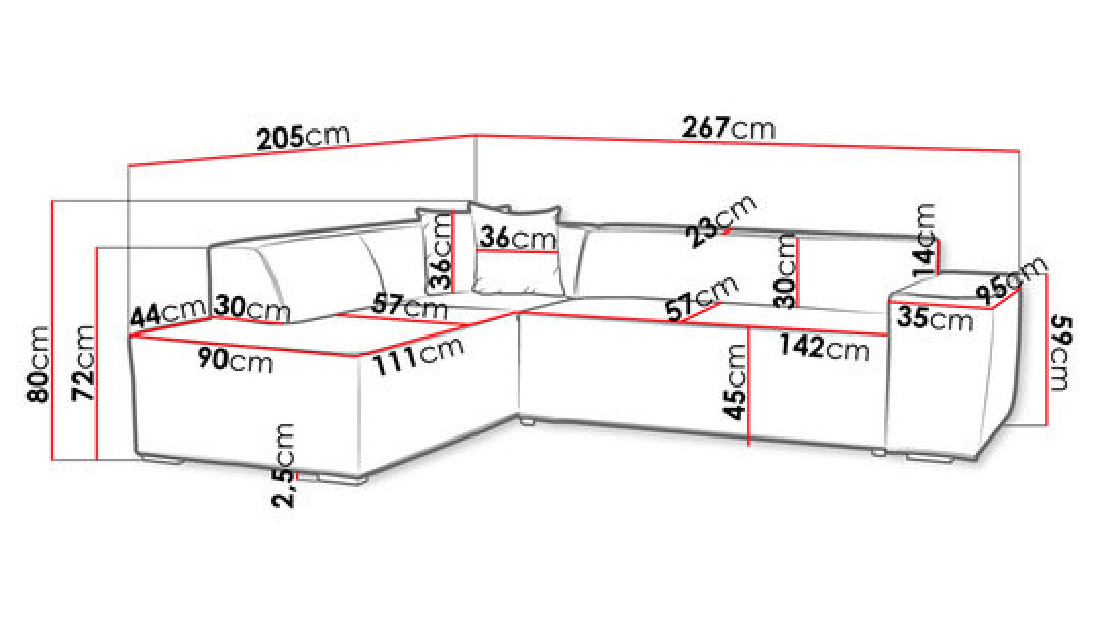 Rohová sedací souprava Zara (tmavě zelená)
