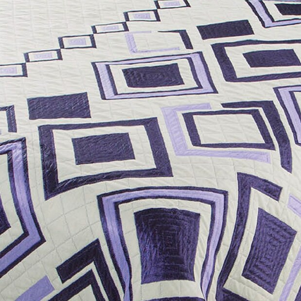 Přehoz na postel 210x170cm Elle (fialová)