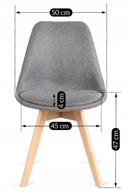  Jídelní židle Noell (béžová)