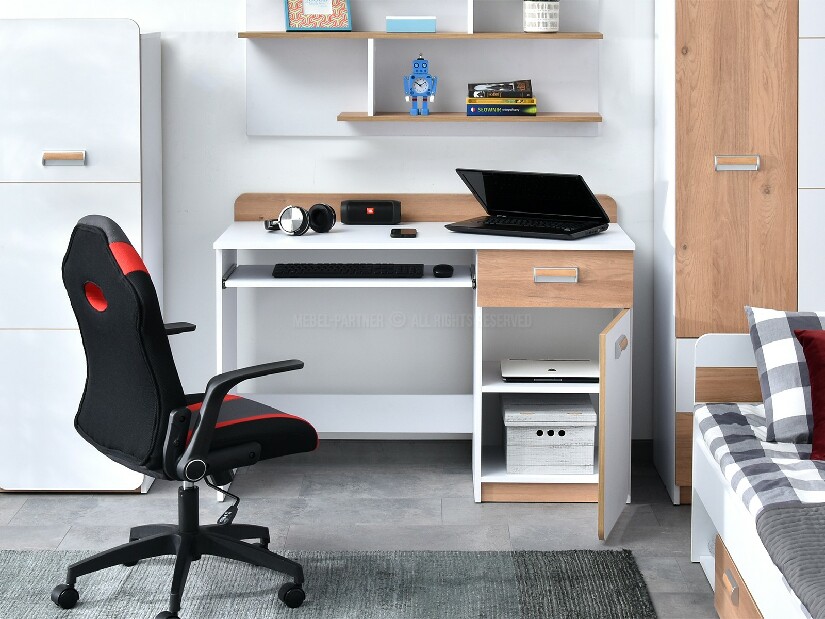 Nábytek do studentského pokoje Clerigo 04 (bílá)