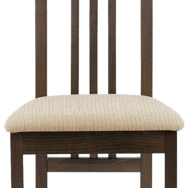 Jídelní židle Bebidas (ořech + béžová)