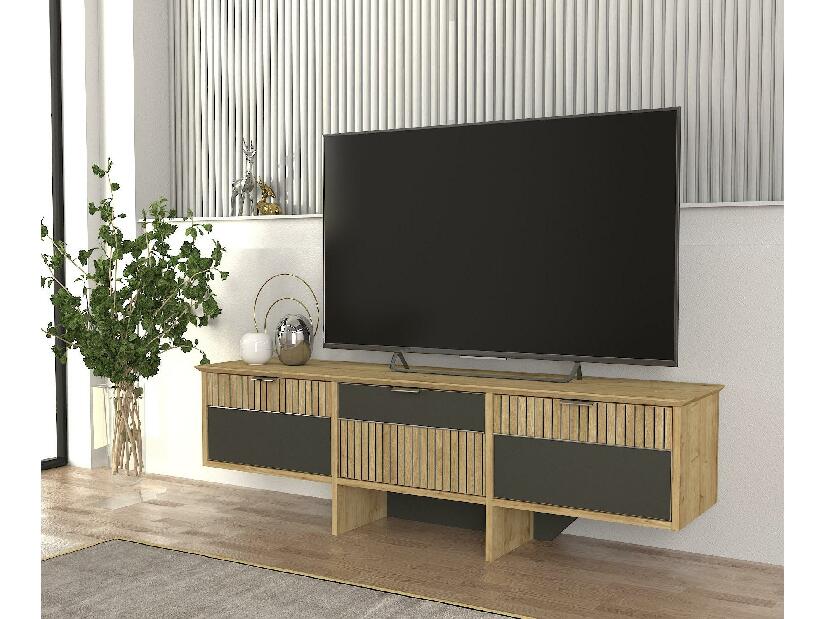 TV stolek/skříňka Polete TV (antracitový safír)