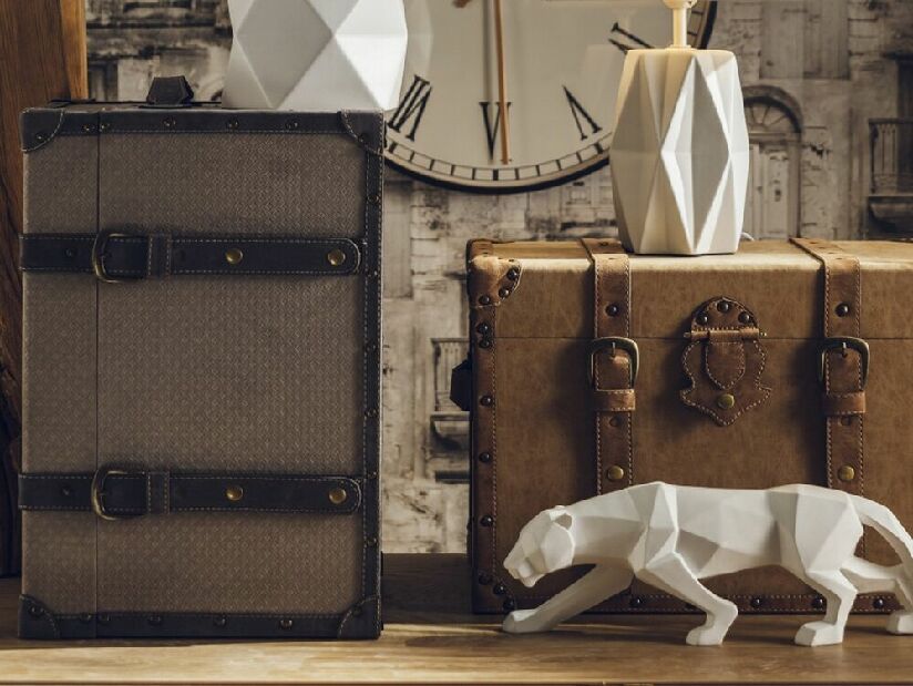 Truhla MARULAN (33 cm) (hnědá)