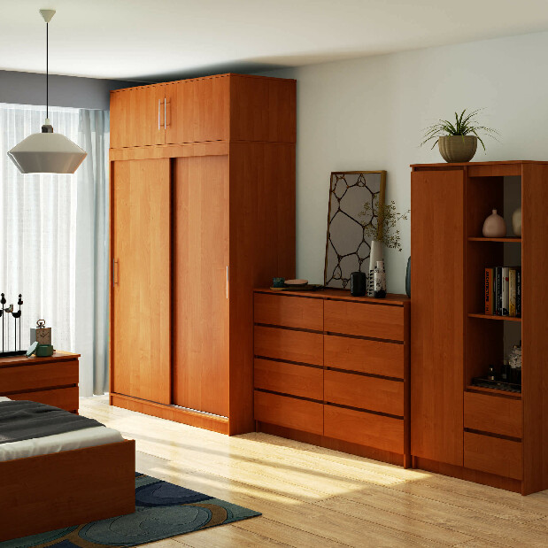 Posuvná skříň (s nástavbou) Saberlo (olše)