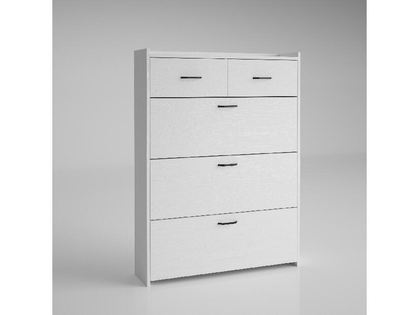 Botník (skříňka na boty) Franc 48 (bílé dřevo)