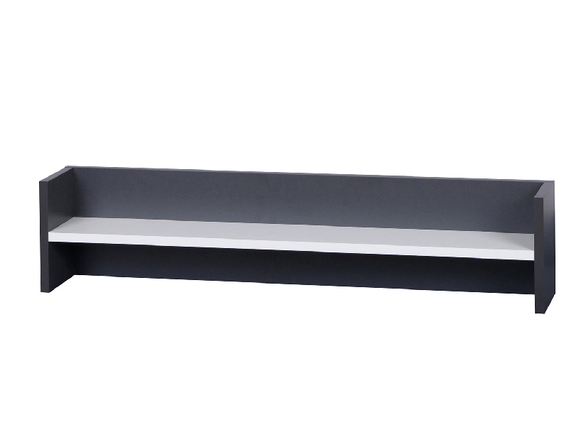 Polička Iweta POL (grafit + bílá matná)