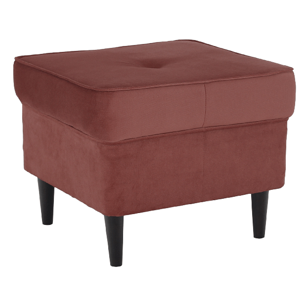 Taburet Rytu (růžová + ořech)