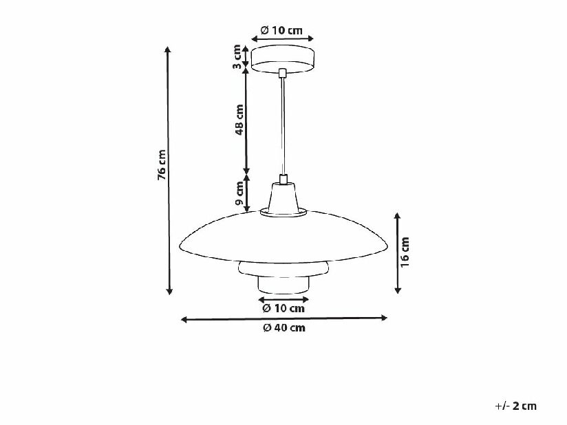 Závěsné svítidlo Dorinda (bílá)