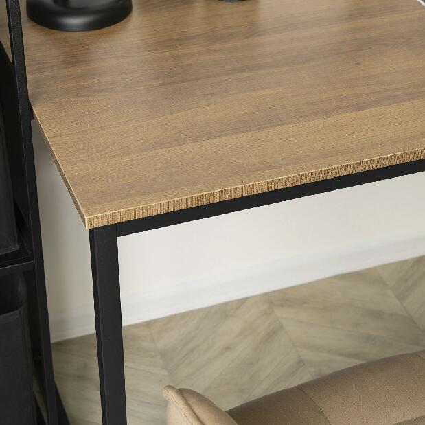 Psací stolek Regular (ořech + černá)