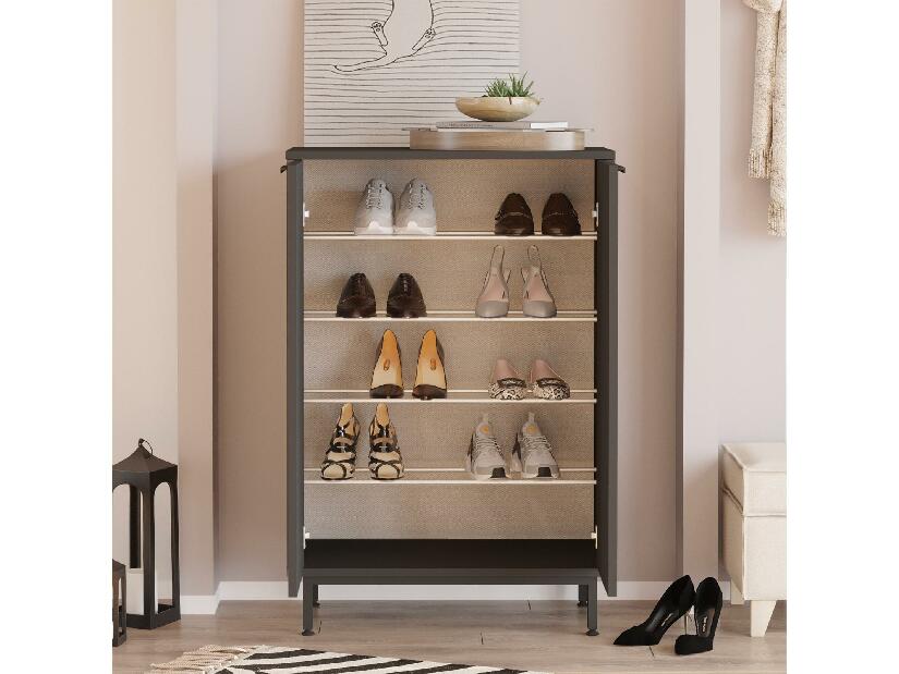  Skříňka na boty Abbygail 1 (antracit)