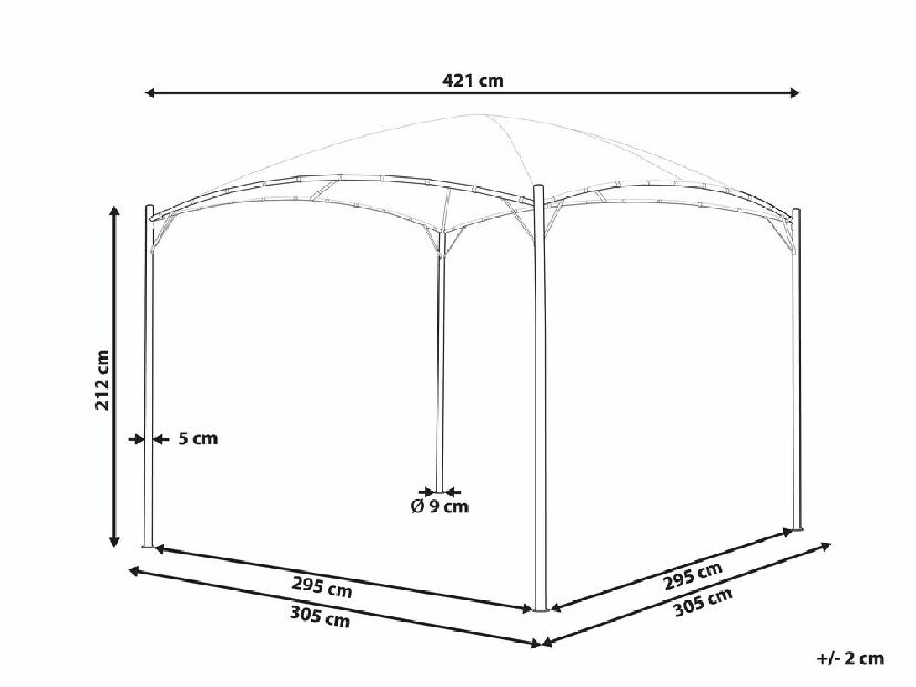 Pergola Vomite (béžová)