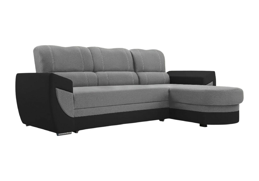 Rohová sedacia súprava Trento (šedá + tmavě šedá) (P)