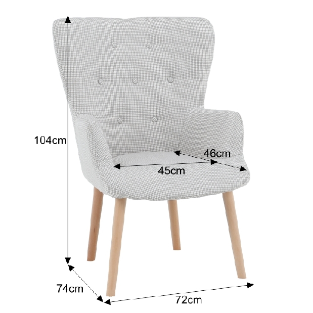 Relaxační křeslo Escravo (béžová)