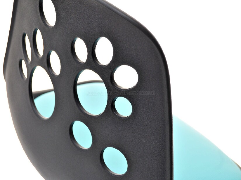 Dětská židle Footy (modrá + chromová)