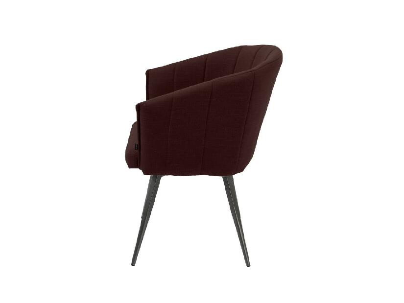 Jídelní židle Spack (bordó + šedá)