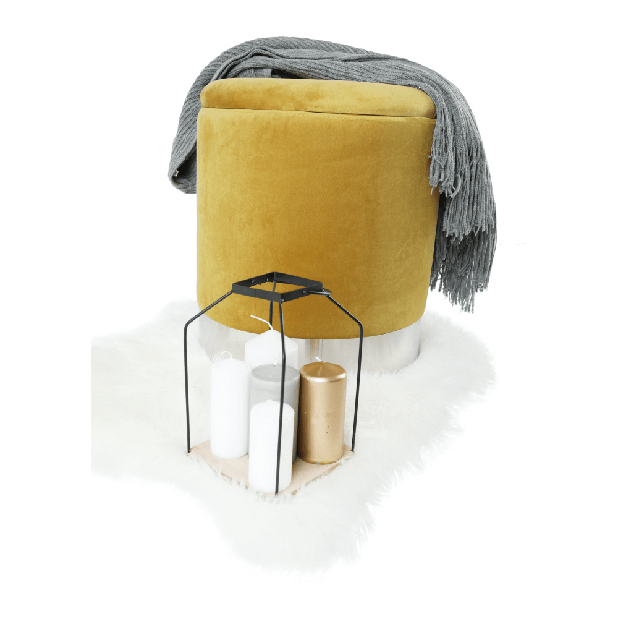 Taburet Darcy (žlutá)