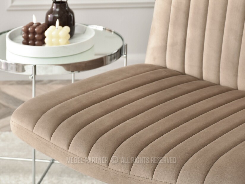 Židle Loise (béžová + černá)