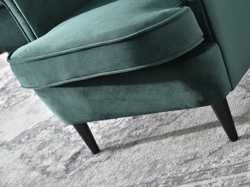 Křeslo ušák Margis (zelená)