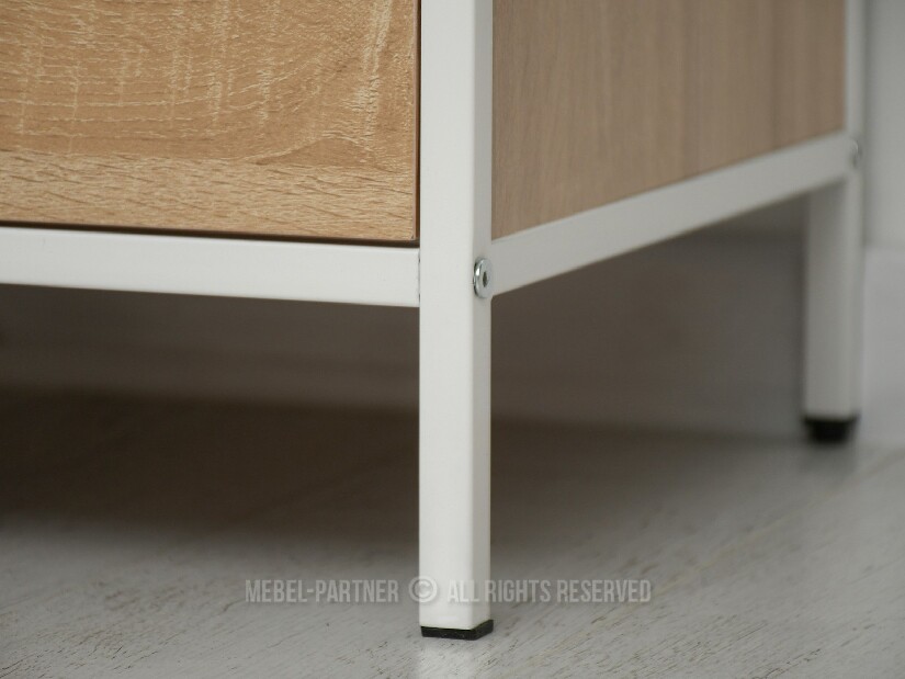 Komoda Soren Kom (sonoma + bílá)