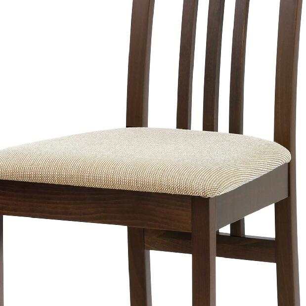 Jídelní židle Bebidas (ořech + béžová)