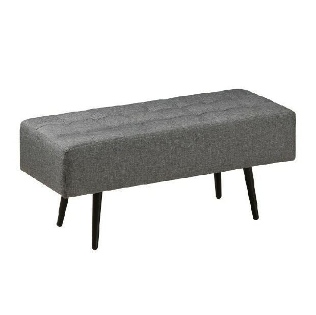 Taburet Lessi (šedá + černá) *výprodej