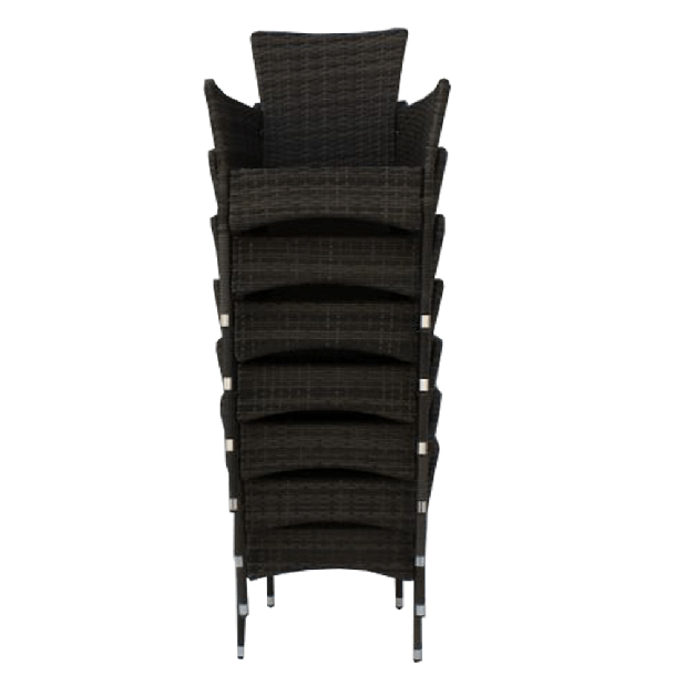 Zahradní nábytek Melbourne (šedá)